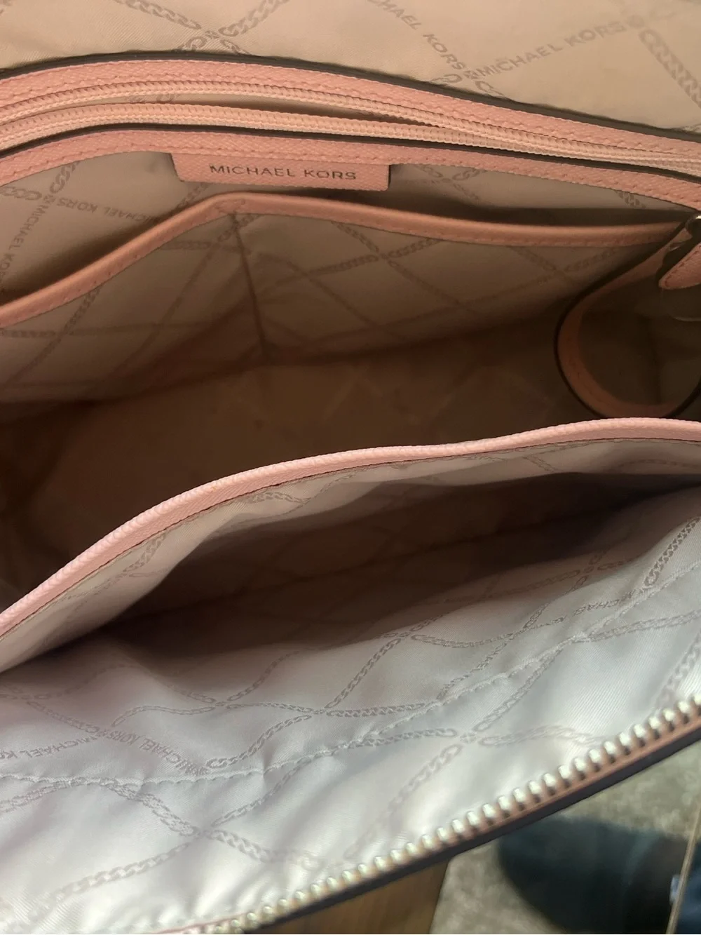 Michael Kors Dusty Pink Saffiano Leather Tote